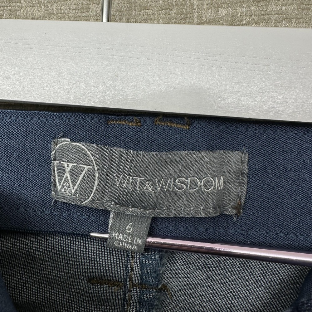 Wit & Wisdom Indigo Wide-Leg Jeans - Picture 5 of 15